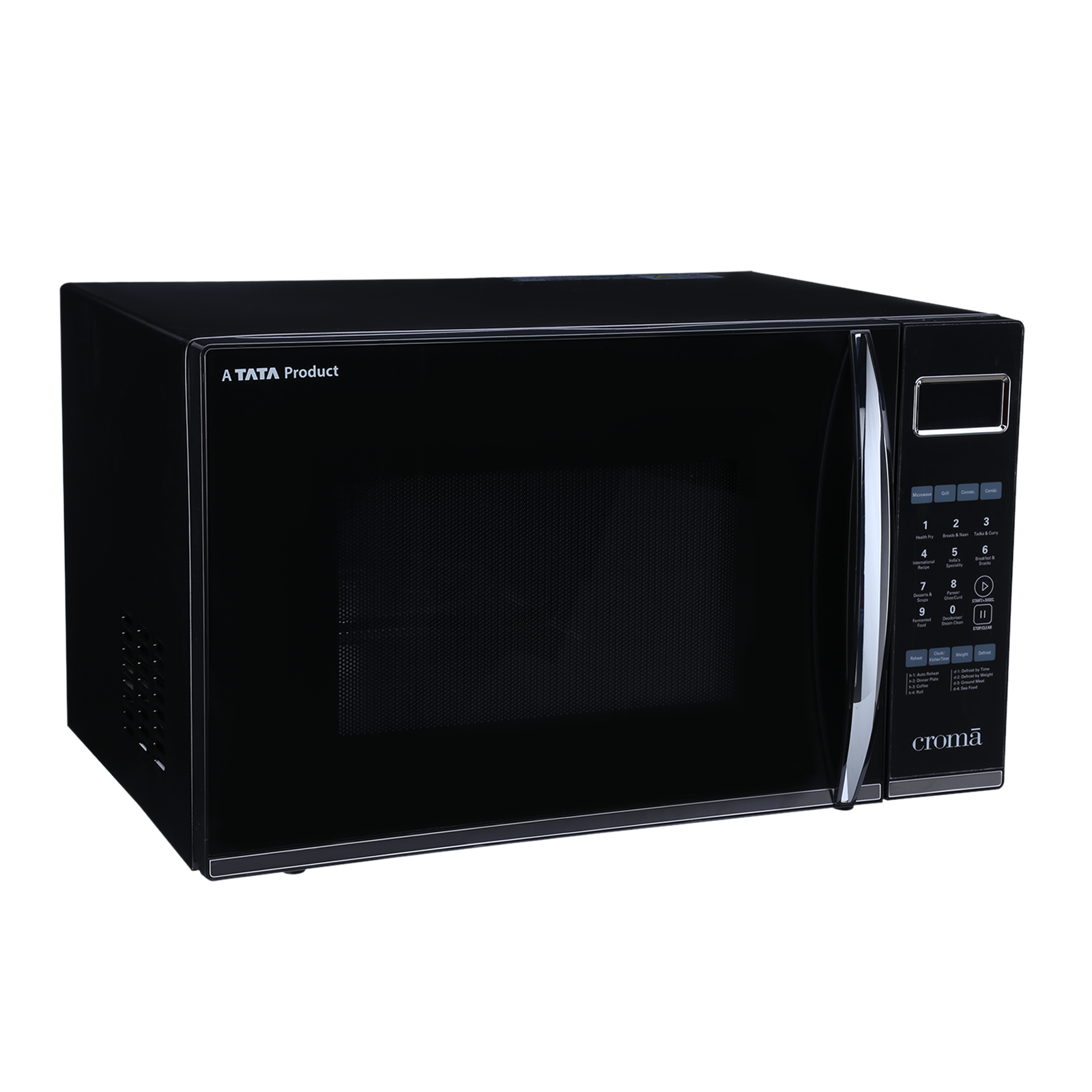 Black deals chrome microwave